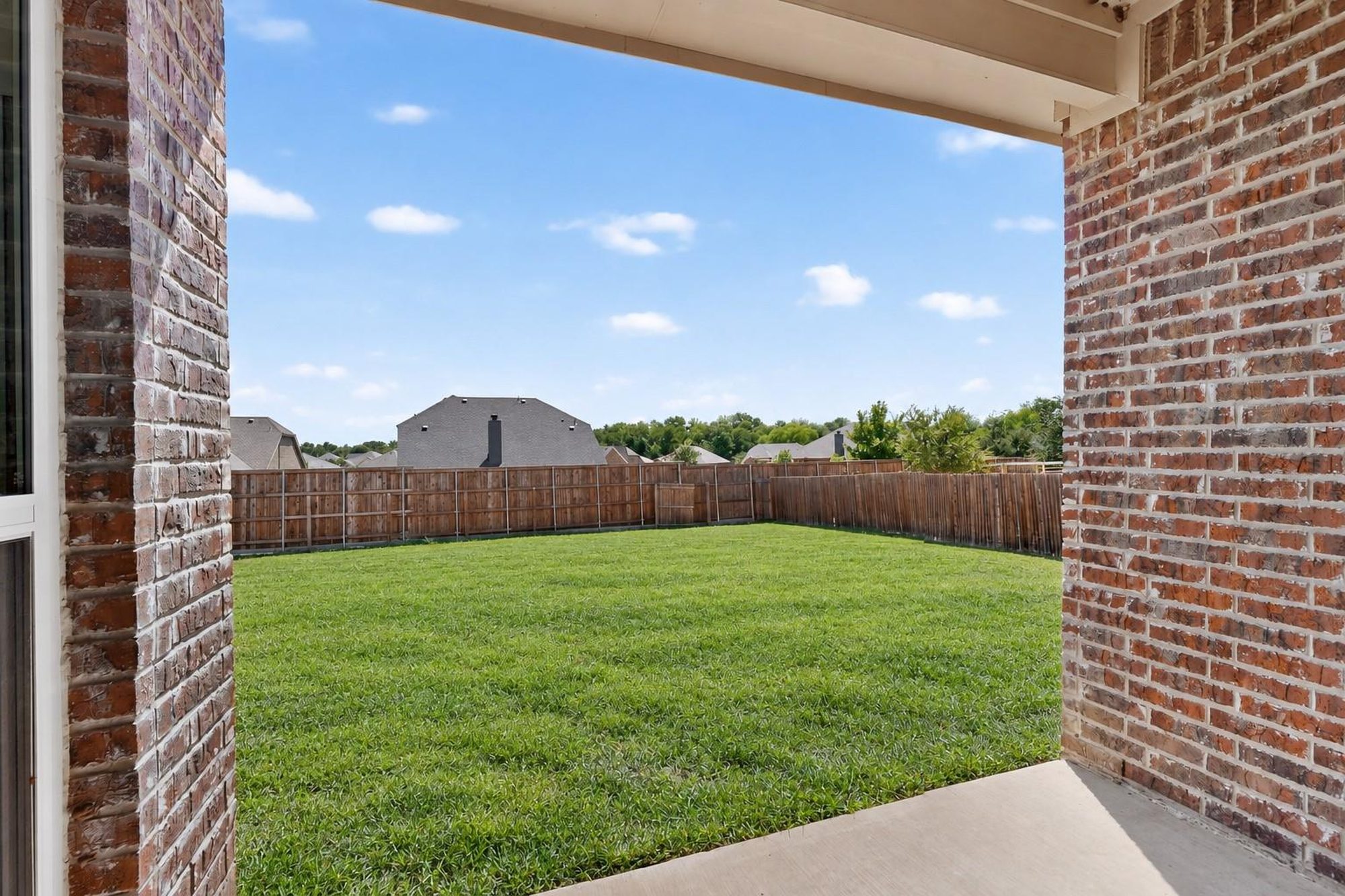 Covered patio